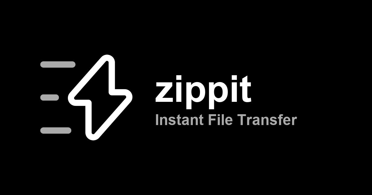 Zipit Sign Zippit - Send Files Between Any Devices. Instantly.